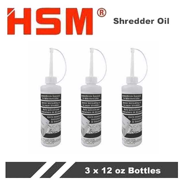 IDEAL Special Lubricating Oil for Shredders 4 Bottles, 1 Pint Each  (IDEACCED21/4H)